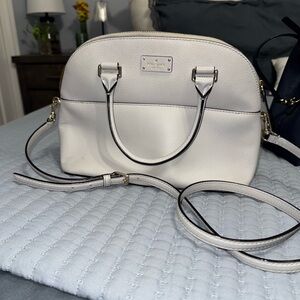 Grey Kate spade purse